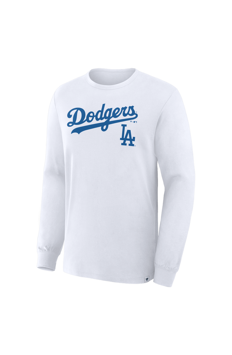 FANATICS Men's Fanatics White Los Angeles Dodgers Lock-Up Legacy Long Sleeve T-Shirt, Alternate, color, White