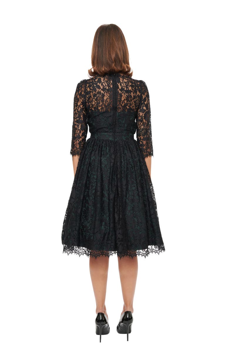 Unique Vintage Lace Swing Dress, Alternate, color,