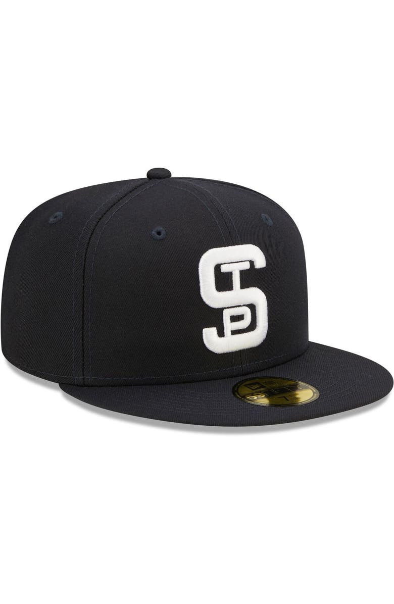 New Era Men's New Era Navy St. Paul Saints Authentic Collection Team Alternate 59FIFTY Fitted Hat, Alternate, color, Navy