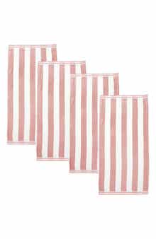 Woven & Weft 4-Pack Stripe Beach Towels