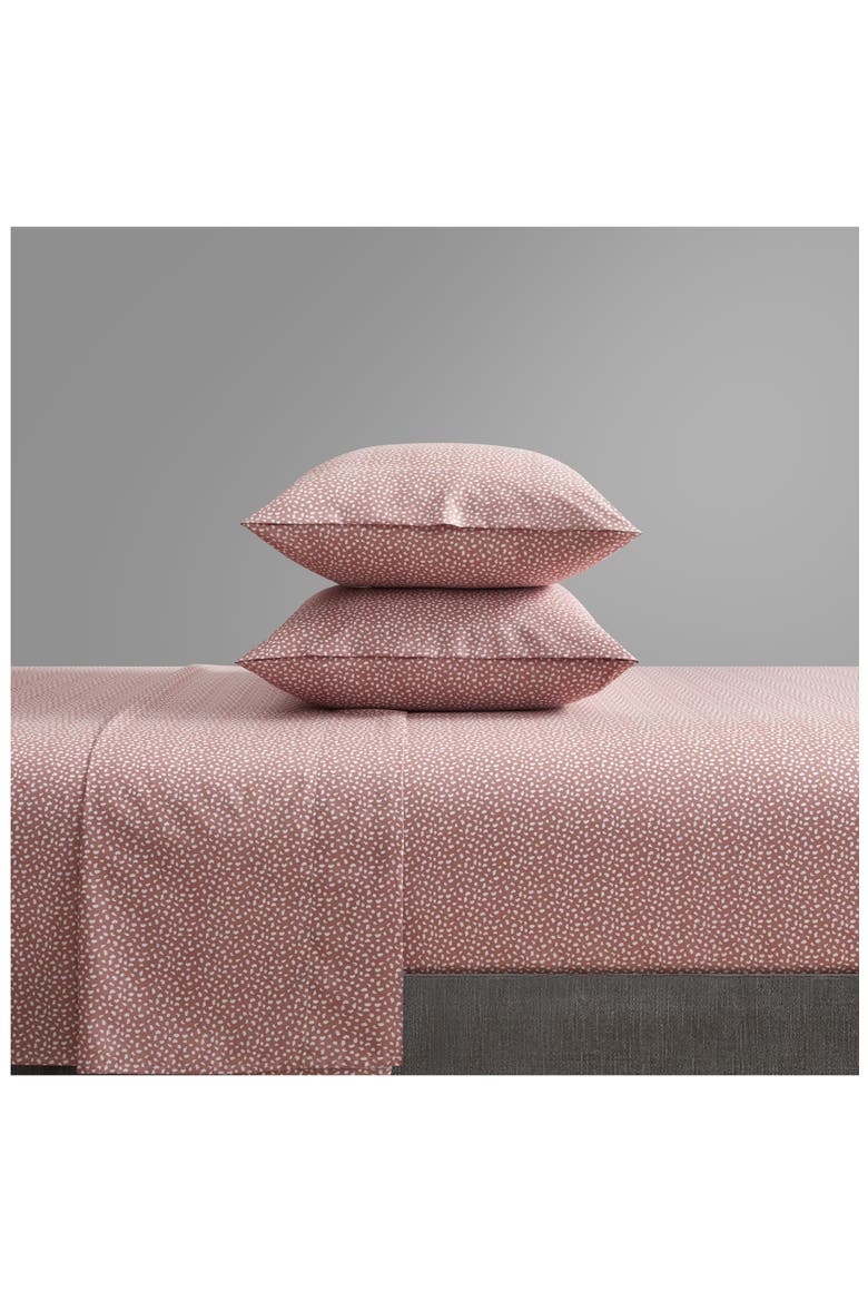 Reuben Spotted Sheet Set, Alternate, color, BLUSH
