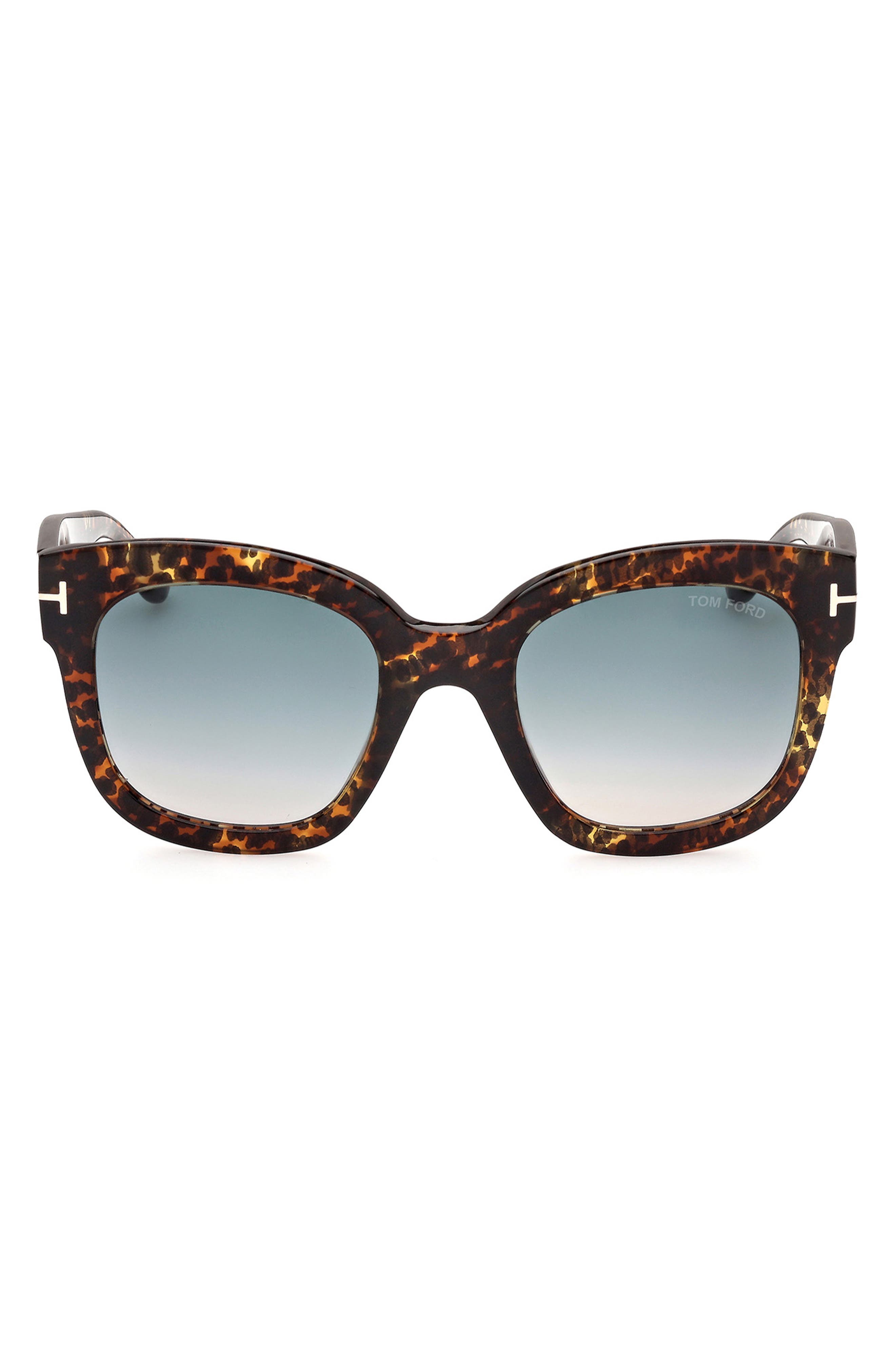 TOM FORD 56mm Gradient Cat Eye Sunglasses