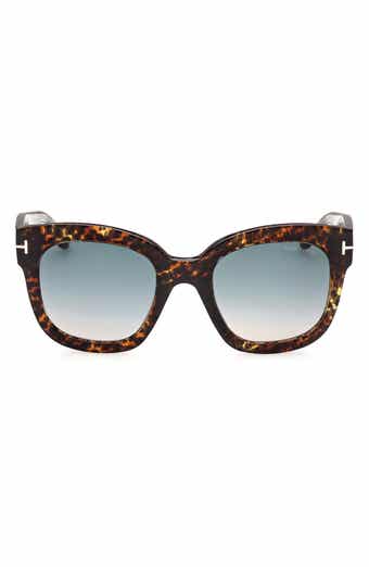 TOM FORD 56mm Gradient Cat Eye Sunglasses