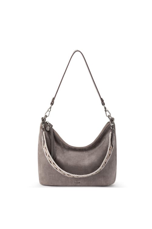 The Sak Jasmine Small Hobo In Mushroom Suede