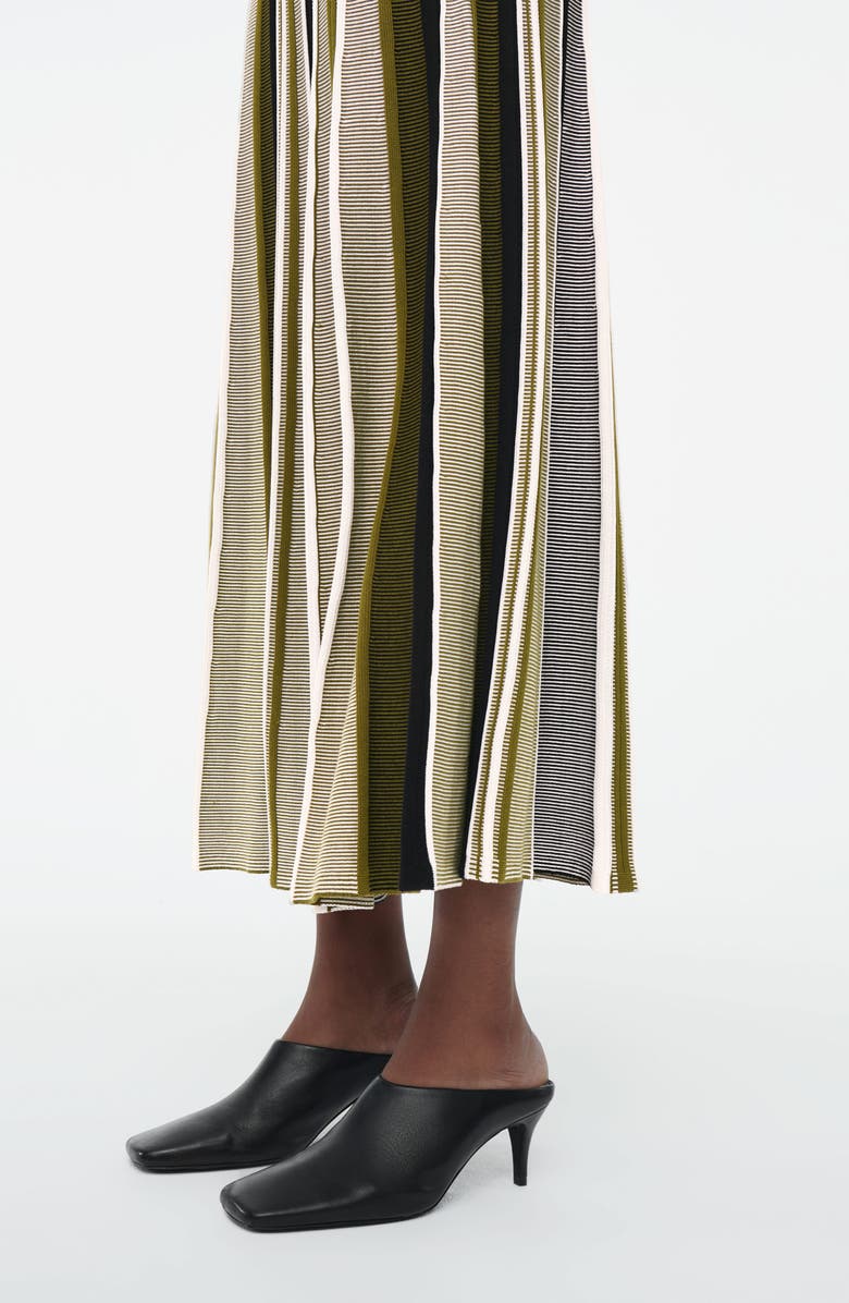 COS Stripe Knit Flare Maxi Sweater Skirt, Alternate, color,