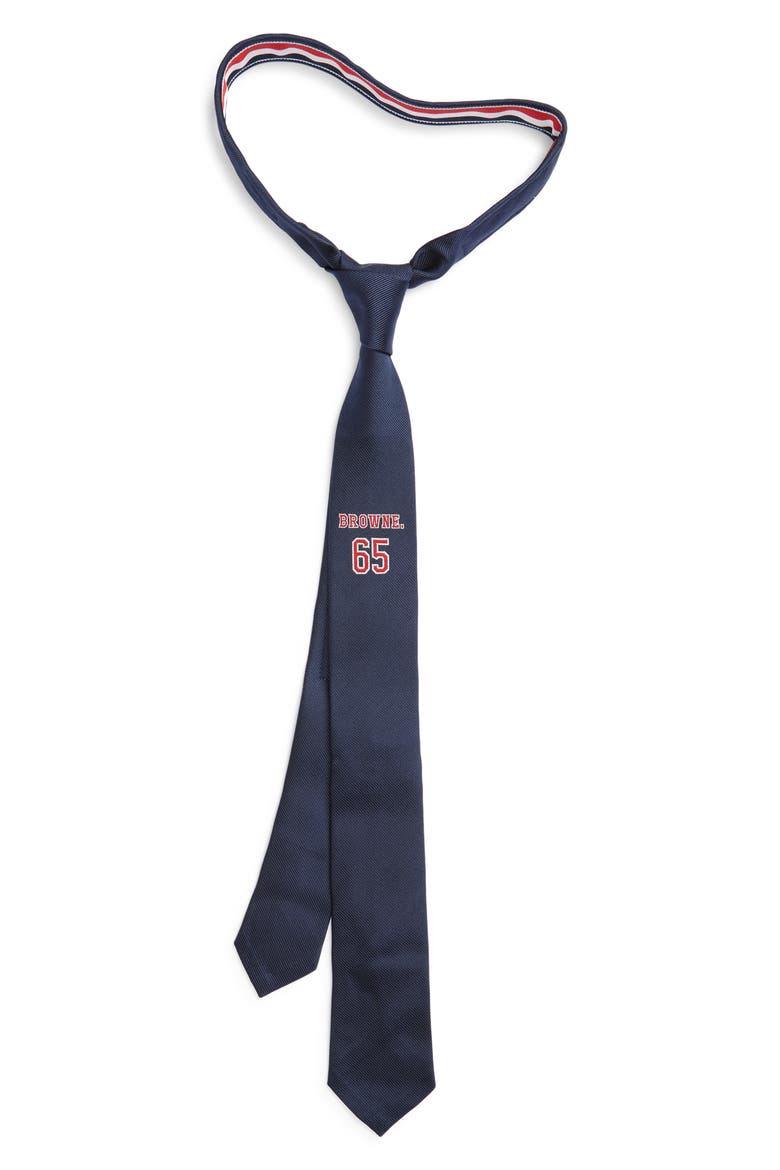Classic Browne 65 Silk Tie, Main, color, NAVY