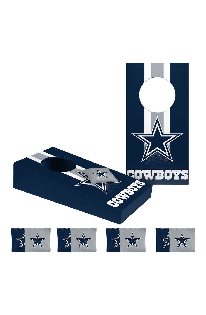 FOCO Dallas Cowboys Tabletop Cornhole Set, Main, color, 