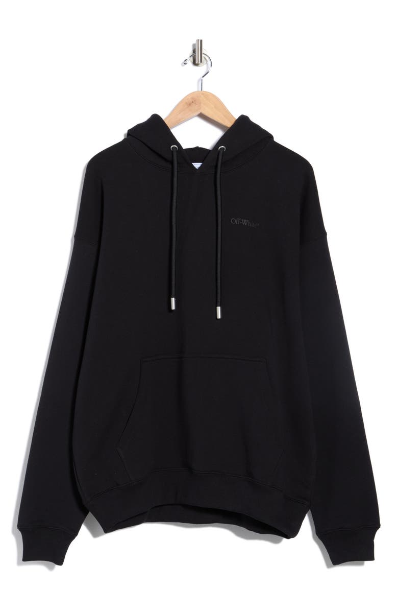 Off-White Arrow Skate Graphic Hoodie, Main, color, Black-Black