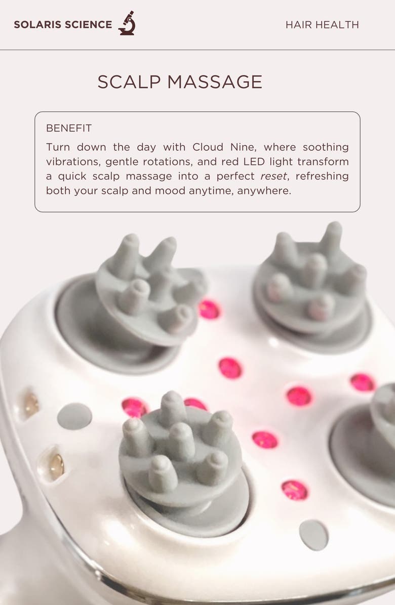 SOLARIS LABORATORIES NY Cloud Nine Scalp Massager, Alternate, color,