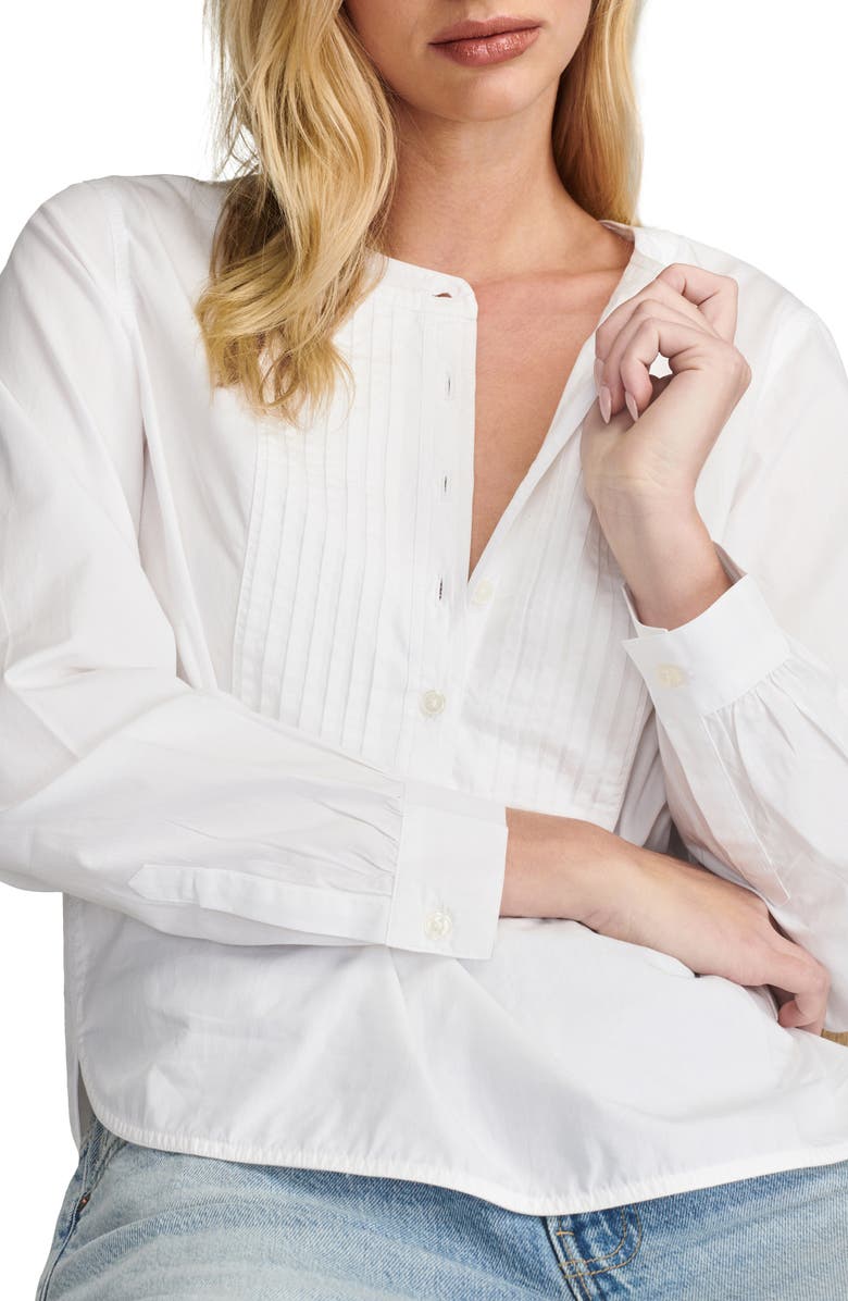 Lucky Brand Pintuck Bib Top, Alternate, color, 