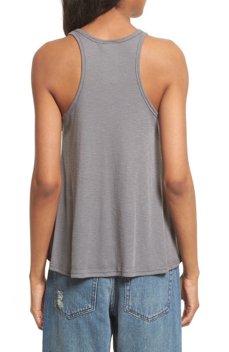 Free People Long Beach Ribbed Swing Tank, Alternate, color,