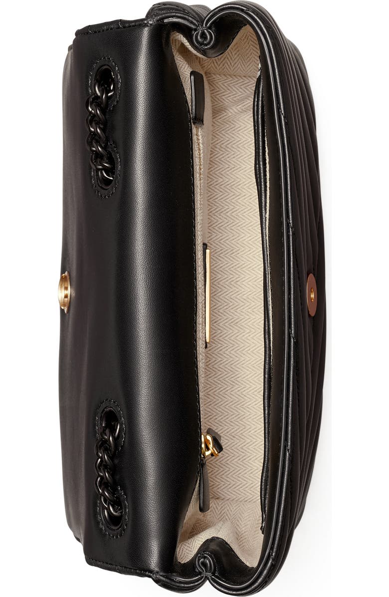 Tory Burch Kira Chevron Quilted Leather Crossbody Bag, Alternate, color,