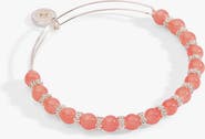Alex and Ani Cherry Quartz Beaded Charm Bangle