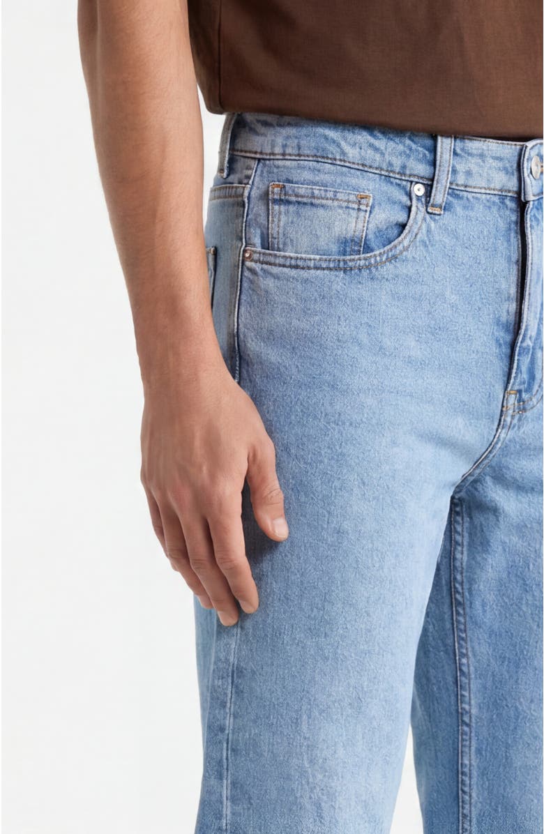 Solomon & Sage Men's S&S Straight Leg Jeans, Alternate, color, Light Wash