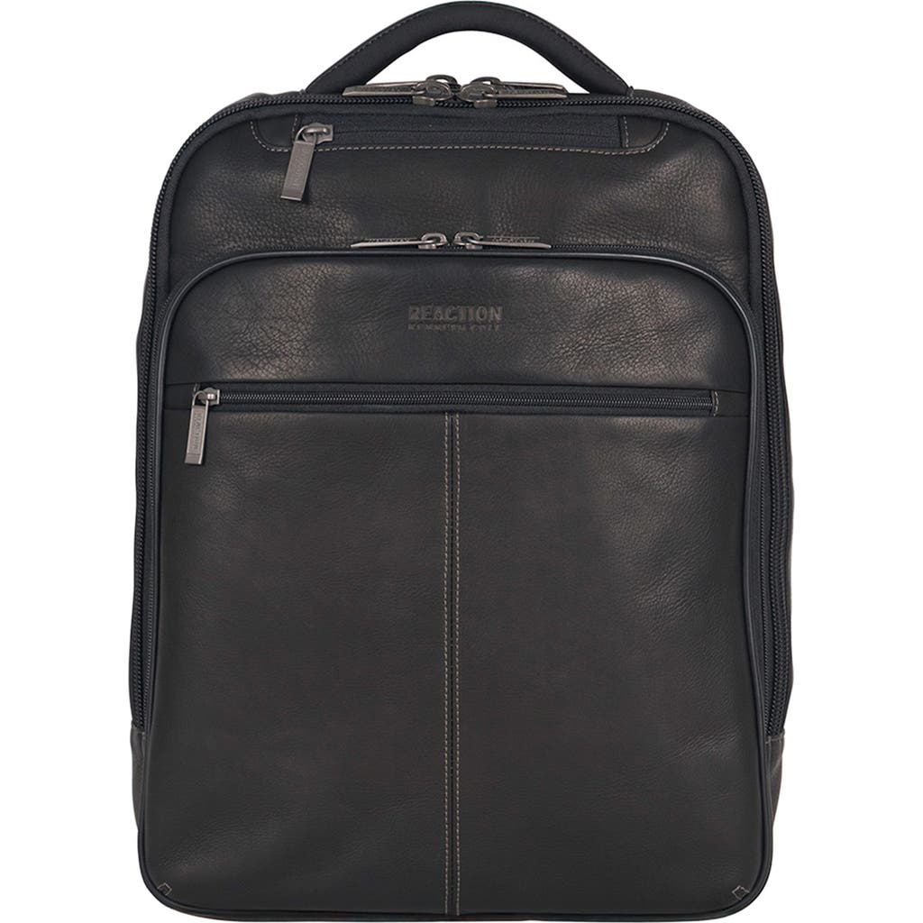 Kenneth Cole Colombian Leather Backpack in Black at Nordstrom Rack