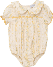 Charlotte & George Stripe Floral Bubble Romper