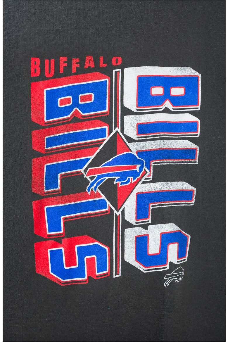 Buffalo Bills Split Cotton Graphic T-Shirt, Alternate, color, TRUE BLACK