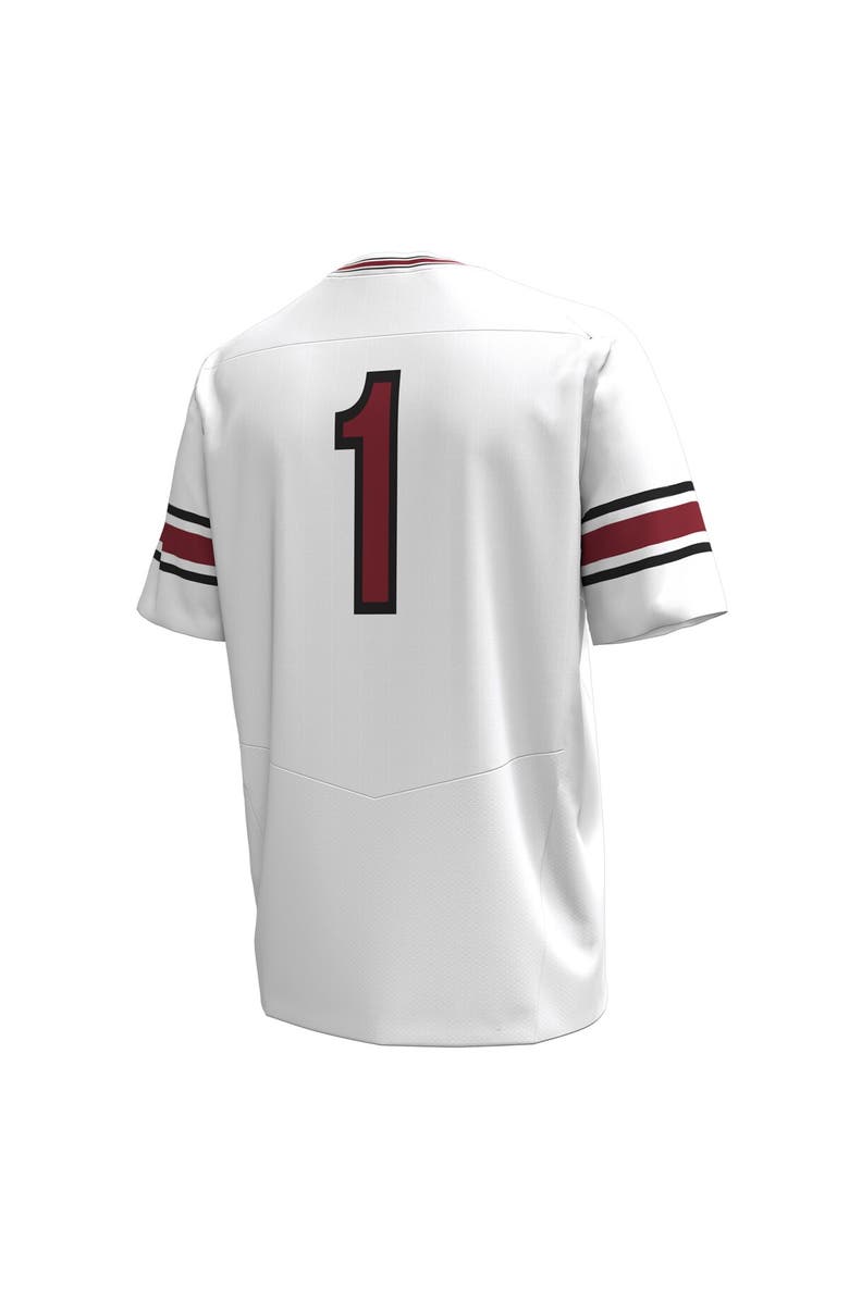 Under Armour Men's Under Armour #1 White South Carolina Gamecocks Replica Football Jersey, Alternate, color, White