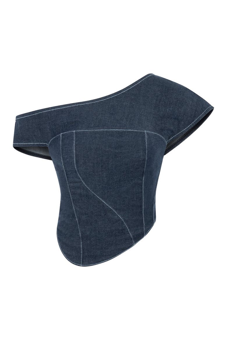 Vonk Asymmetric Top, Alternate, color, Vista Blue