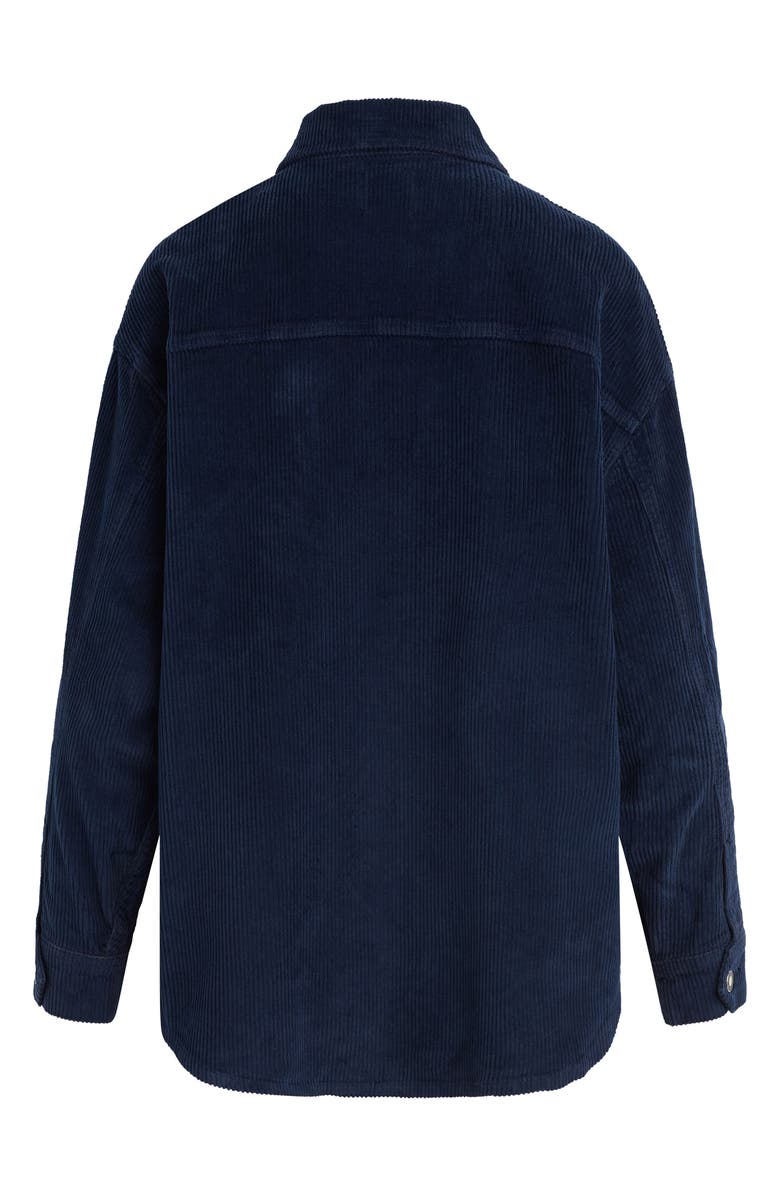 Favorite Daughter The Dad Corduroy Shacket, Alternate, color, Navy