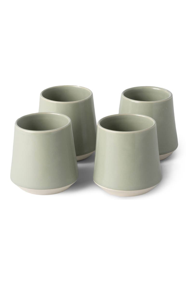The Cups Set of 4 Cups, Main, color, BEACHGRASS GREEN