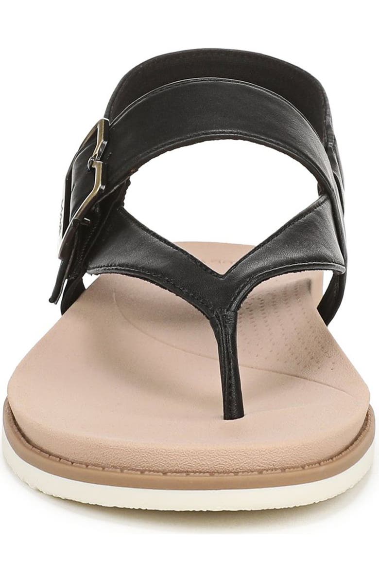 Dr. Scholl's So Chill Sandal, Alternate, color, Black Faux Leather