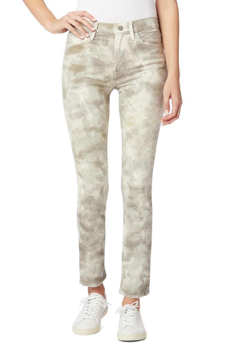 Collin Slim Straight Leg Jeans, Main, color, SAGE FATIGUE TIE