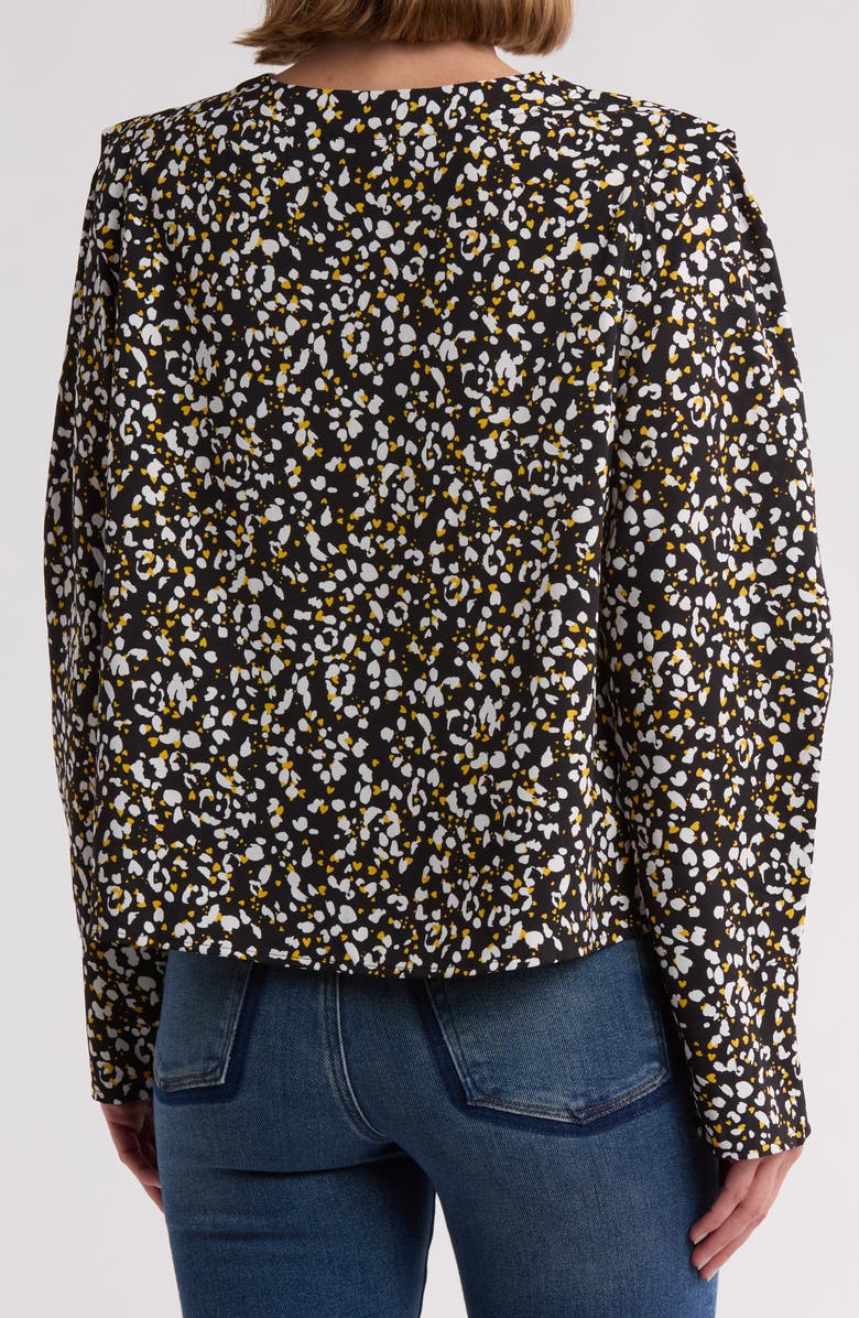 DKNY Animal Print Top, Alternate, color, 