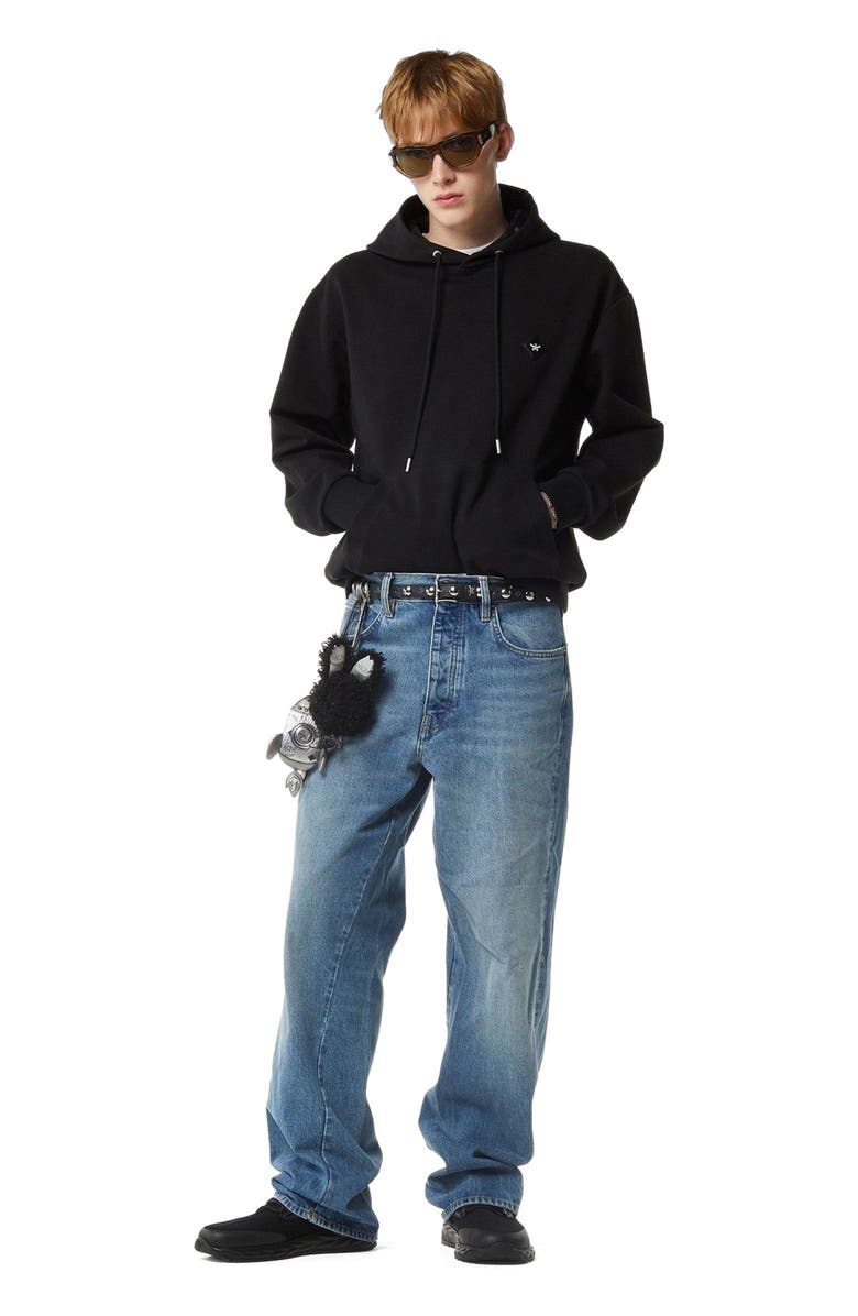 MCM Aren 1" Belt in Galactic Gala Leather, Alternate, color, Black