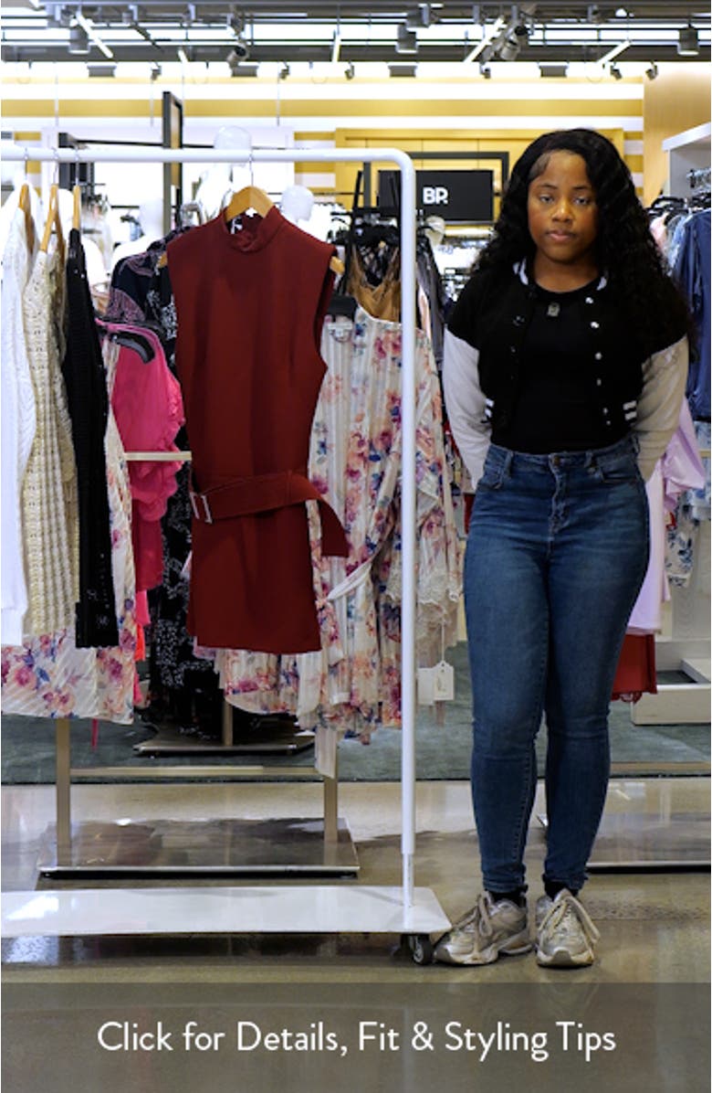 Sleeveless Belted Minidress, sales video thumbnail