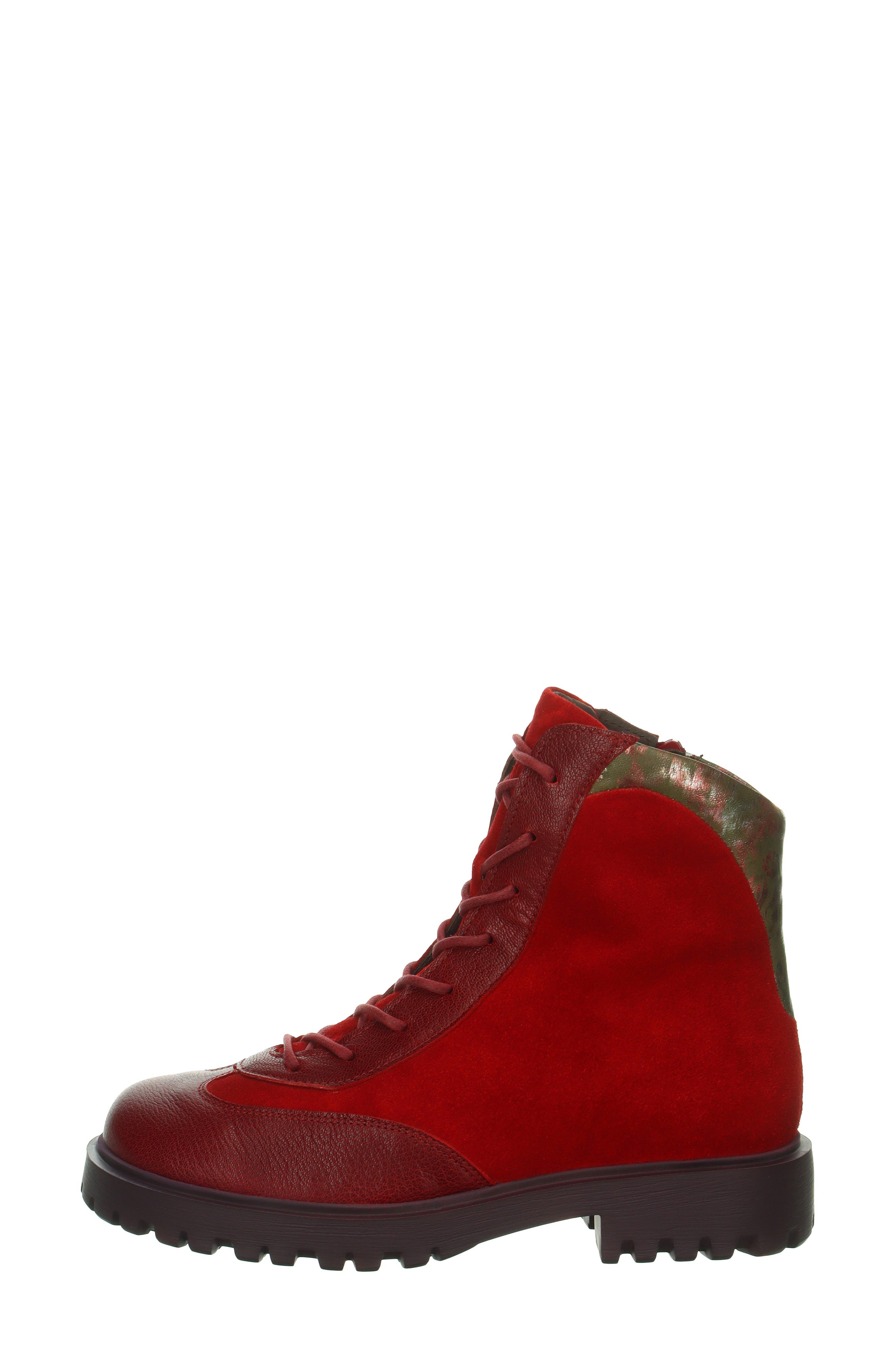Trento Leather Ankle Boot, Alternate, color, MELOGRANO/ KOMBI