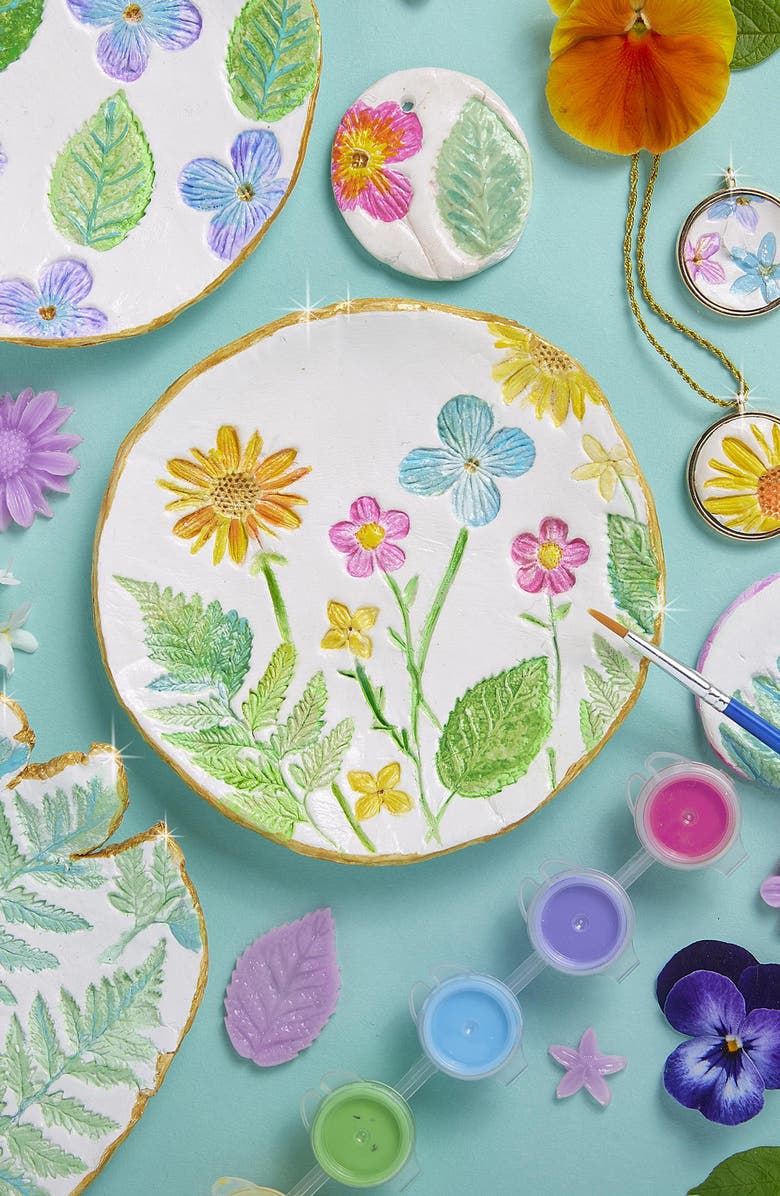 BRIGHT STRIPES Flower Power Pottery Kit, Alternate, color,