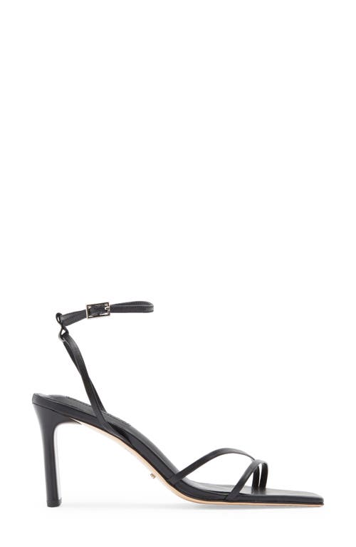 Tony Bianco Corso Ankle Strap Sandal In Black Nappa