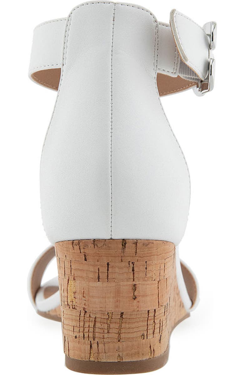 Aerosoles Willis Wedge Heel Sandal, Alternate, color, White Pu