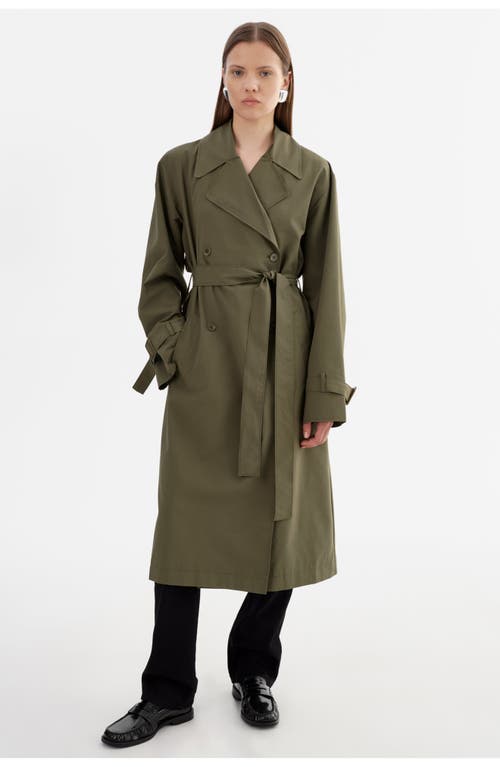 Lamarque Colette | Oversized Trench Coat In Green
