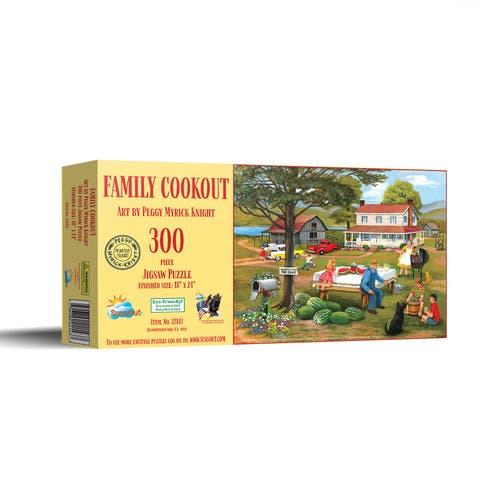 Family Cookout 300 piece Jigsaw Puzzle for Adults