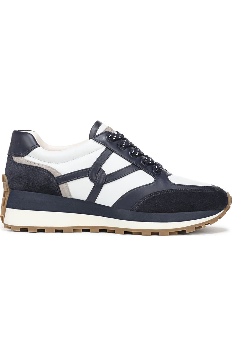 Veronica Beard Valentina Wedge Sneaker, Alternate, color, Navy Multi