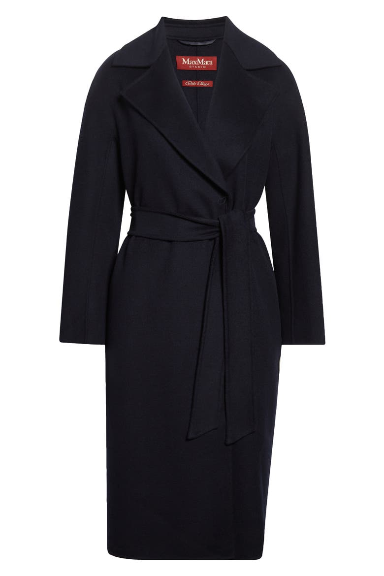Cles Virgin Wool Blend Belted Coat (Women) | Nordstrom