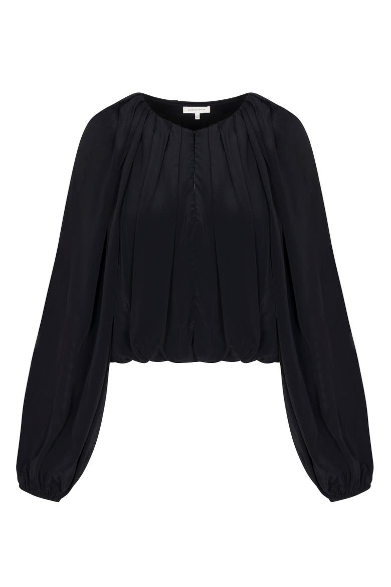 Lillith Bubble Top, Alternate, color, Black