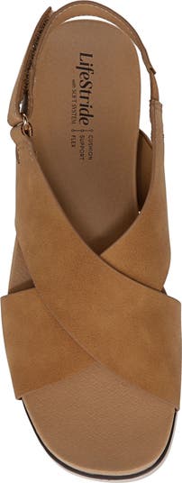 Georgina Slingback Platform Wedge Sandal