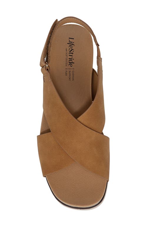 LIFESTRIDE LIFESTRIDE GEORGINA SLINGBACK PLATFORM WEDGE SANDAL