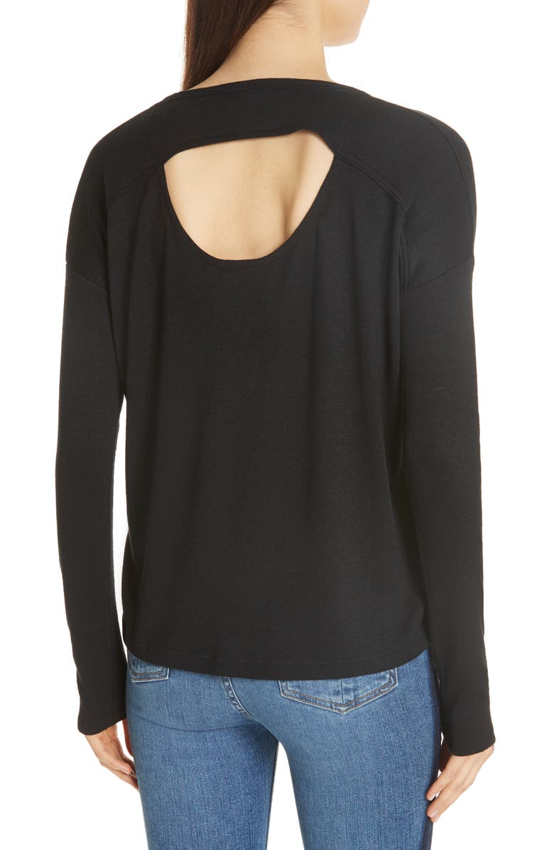 rag 
bone /JEAN Florence Cutout Back Top, Alternate, color, 