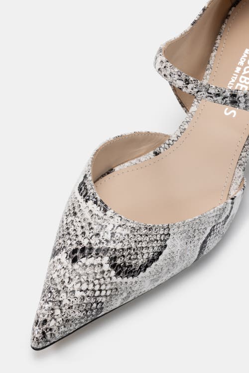 Bells & Becks Nadia Kitten Heel Mary Jane Pump In Gray