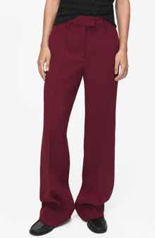 MANGO Seamed Straight Leg Pants