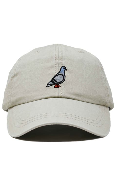 Pigeon Embroidered Everyday Hat
