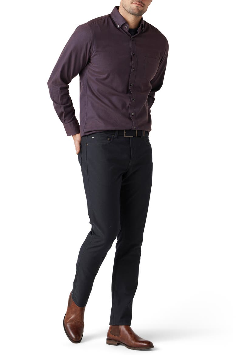 Multose Place Long Sleeve Button-Up Shirt, Alternate, color, PORT