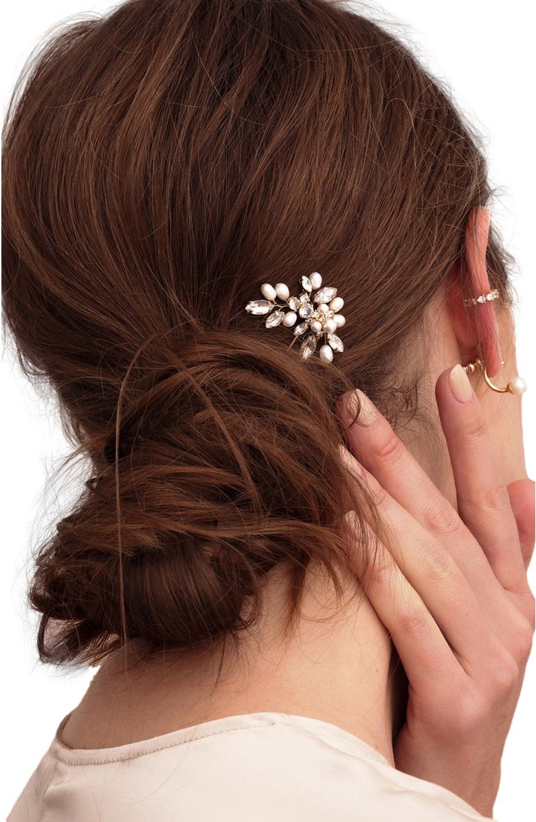 Olive & Piper Zoe Hair Pin, Alternate, color, Gold