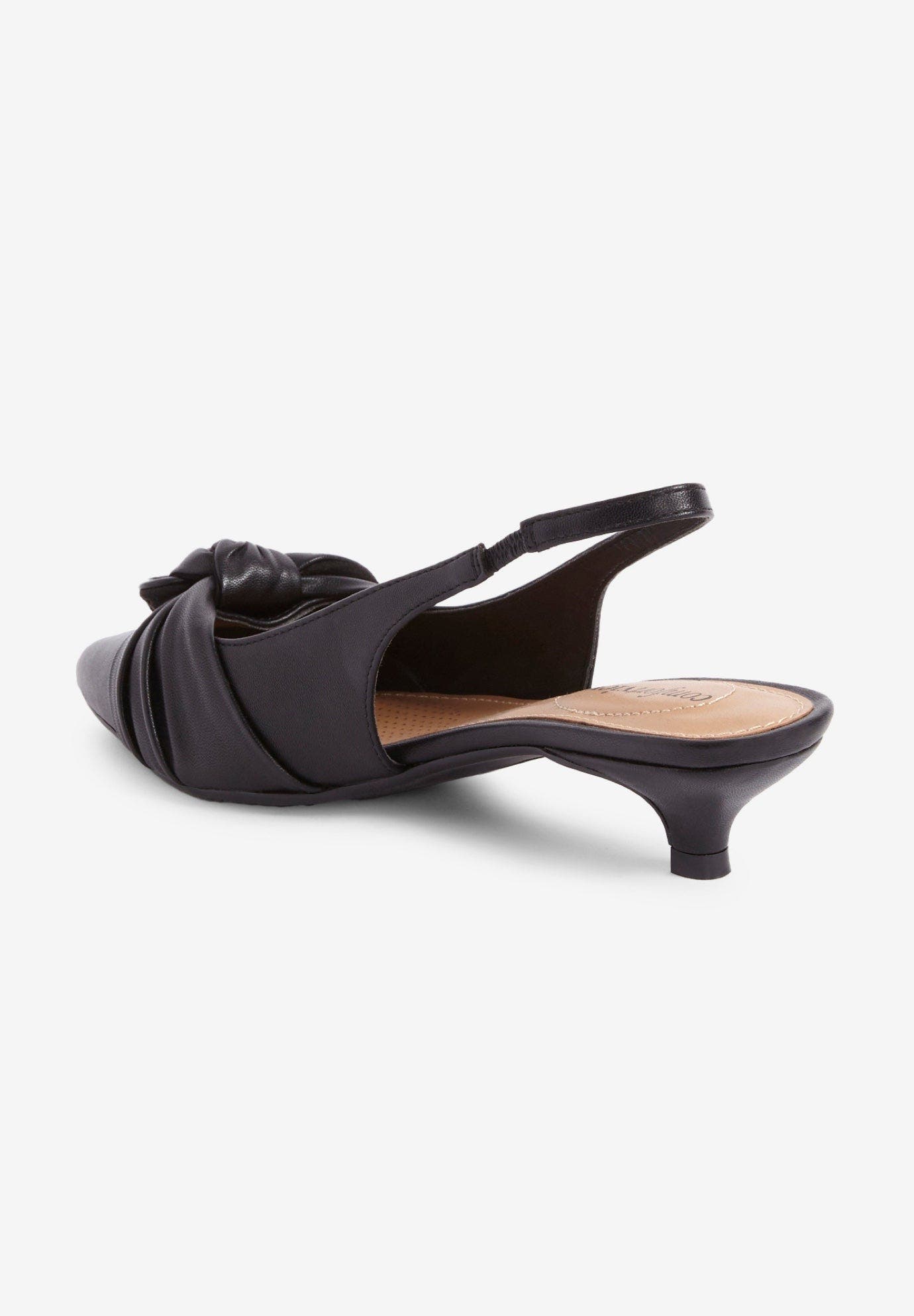 Comfortview The Tia Slingback, Alternate, color, Black