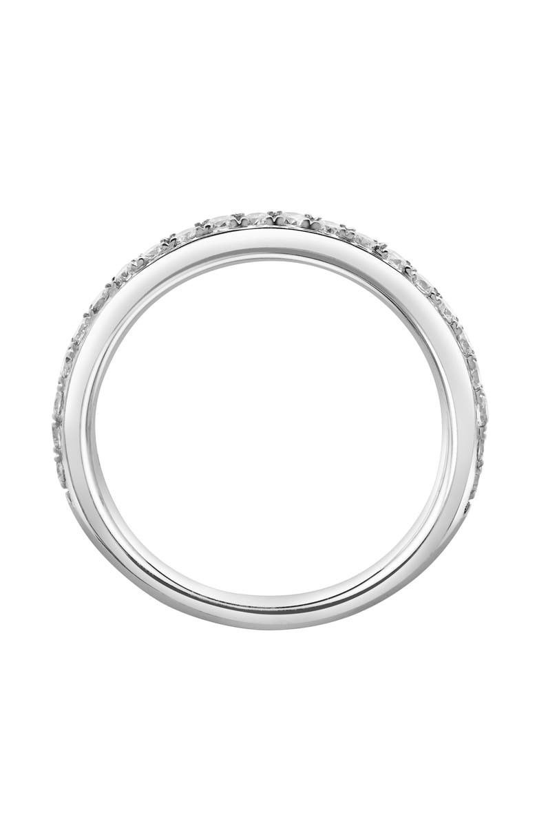 LuvMyJewelry Lina 14K Gold Round Diamond Studded Eternity Ring - 0.51cts, Alternate, color, 14K White Gold