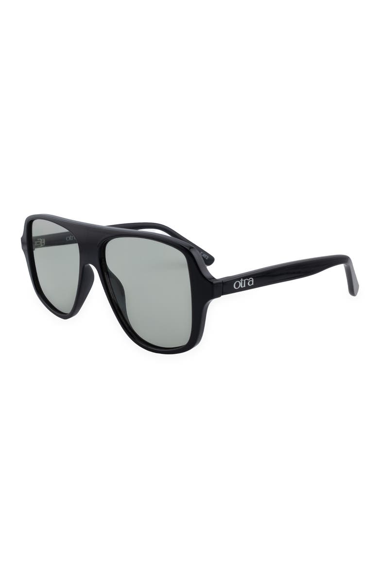 Mikki Navigator Sunglasses, Alternate, color, BLACK/ GREEN